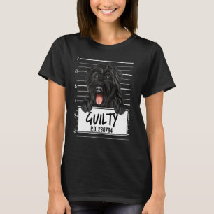 T-shirt Bouvier Des Flandres Mugshot Chien Coupable