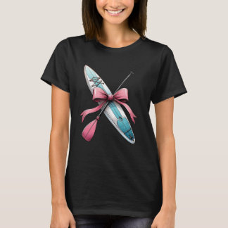 T-shirt Bow Coquette Monter Paddle Bateau SUP Paddle Gir
