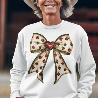 T-shirt Bow Coquette vintage avec de mignons ornements de 