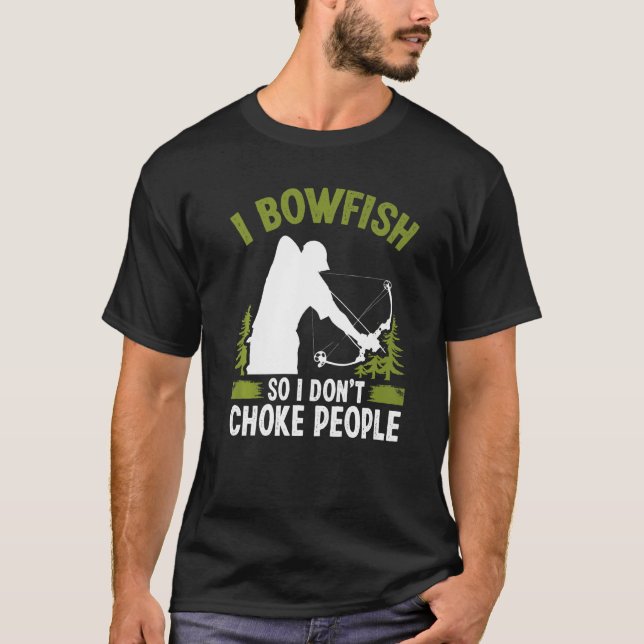 T-shirt Bowfishing Airboat Archer Bow Hunter Fisherman Bow (Devant)