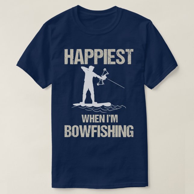 T-shirt BowFishing Bow Lights Flèches Crossbow Bowfisher83 (Design devant)
