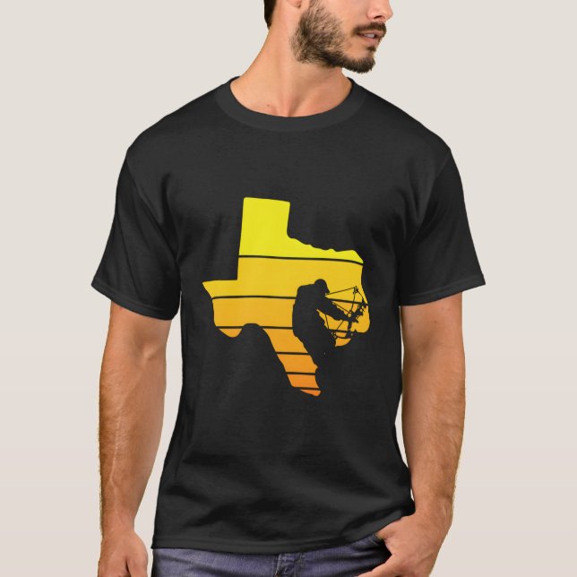 T-shirt Bowhunter Texas (Devant)