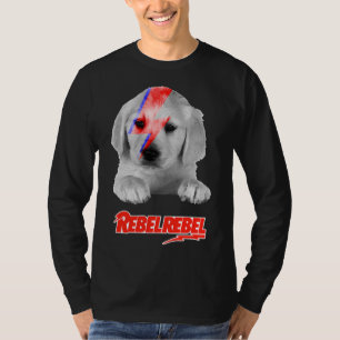 T-shirt Bowie Ziggy Labrador Retriever Animal Rebel