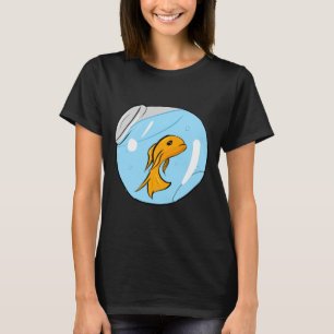 T-shirt Bowl de poisson d'or