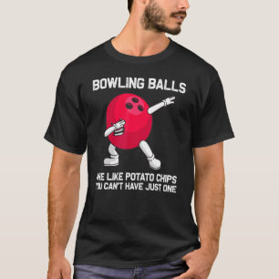 T-shirt Bowler Pour Hommes Femmes Bowler Jouer Sport