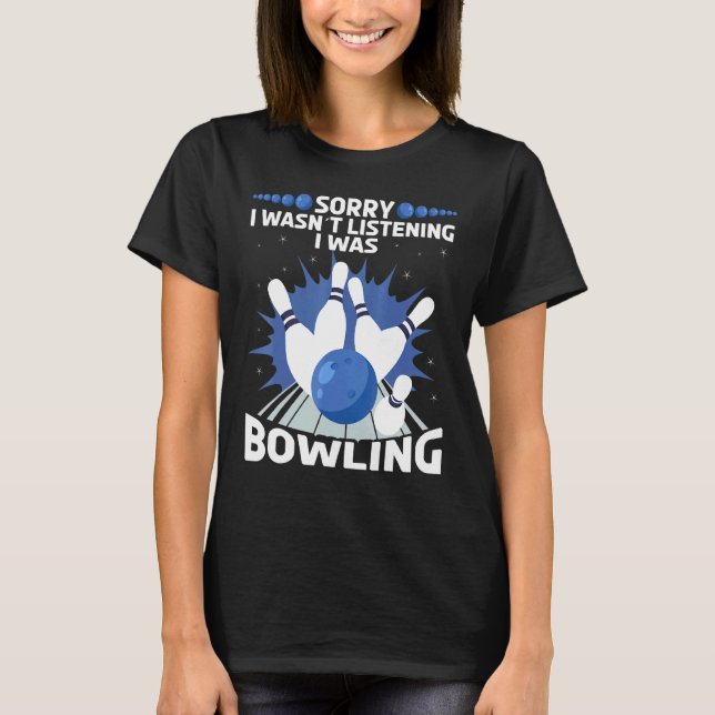 T-shirt Bowler Spare Ten Pins (Devant)