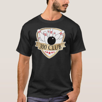 T-shirt Bowling 300 Club - Logo de jeu parfait