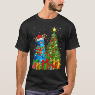T-shirt Bowling Ball Lights Xmas Tree Snowman Bowling Ball