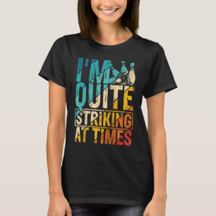 T-shirt Bowling Ball Pin Bowler Strike Bowlin
