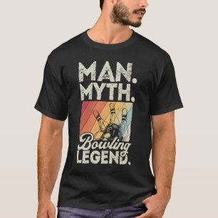 T-shirt Bowling Ball Pin Bowler Strike Bowling Fanatic Bow