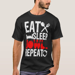 T-shirt Bowling Ball Pin Bowler Strike Team Bowling Alley