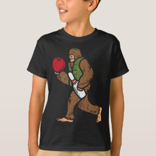 T-shirt Bowling Bigfoot Blagueur Sasquatch Garçons Enfants
