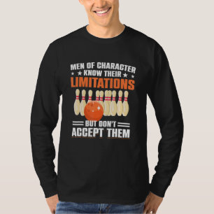 T-shirt Bowling Bowler Hommes de caractère connaissent leu