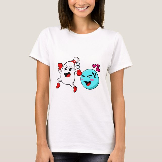 T-shirt Bowling Bowling Bowling (Devant)