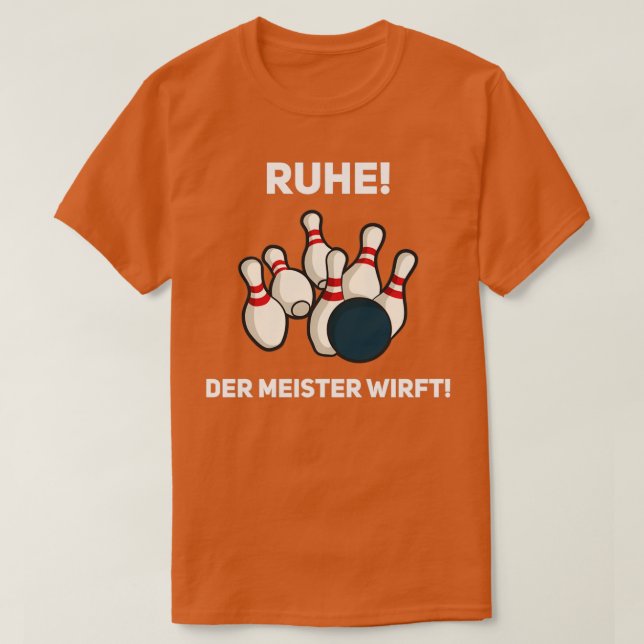 T-shirt Bowling bowling bowling bowling club bowling dire (Design devant)