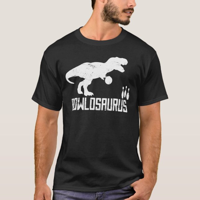 T-shirt Bowling Bowlosaurus (Devant)