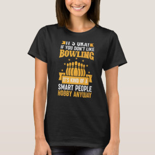 T-shirt Bowling C'est Smart People Hobby Player Bowler Gra