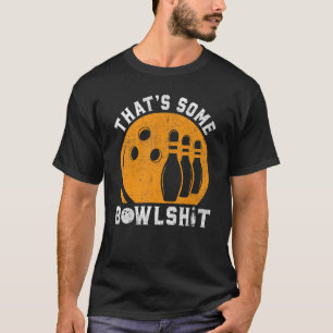 T-shirt Bowling C'Est Un Bowlshit Retro Bowler