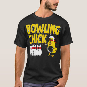 T-shirt Bowling Chick