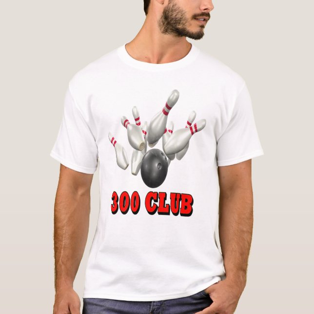 T-shirt Bowling de 300 clubs (Devant)