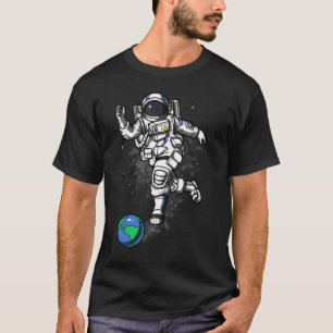 T-shirt Bowling de l'astronaute spatial