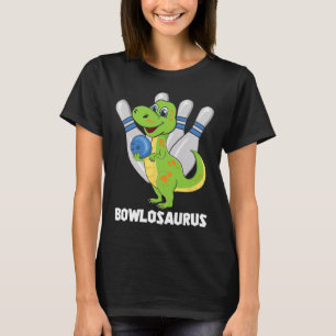 T-shirt Bowling Dinosaur T-rex Bowlosaurus Joueur partie K