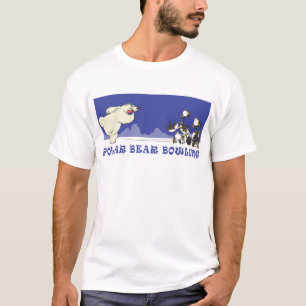 T-SHIRT BOWLING D'OURS BLANC