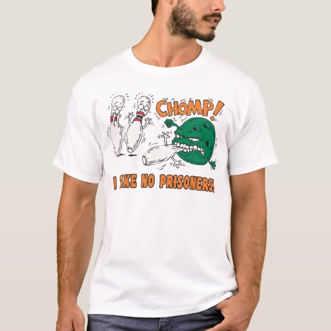 T-shirt Bowling drôle (Devant)