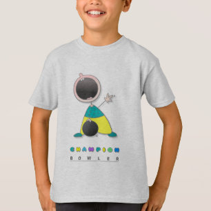 T-shirt Bowling drôle drôle d'enfant du bowling
