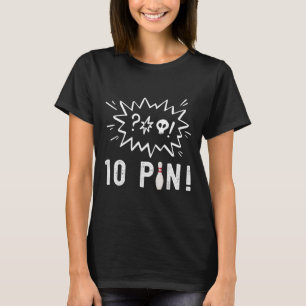 T-shirt Bowling Drôle Je Déteste Le Bowling À Dix Pins