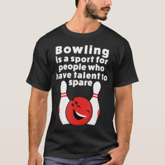 T-shirt Bowling Drôle Pour Femmes Hommes Ou Enfants