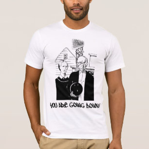 T-shirt Bowling drôle vous descendez !
