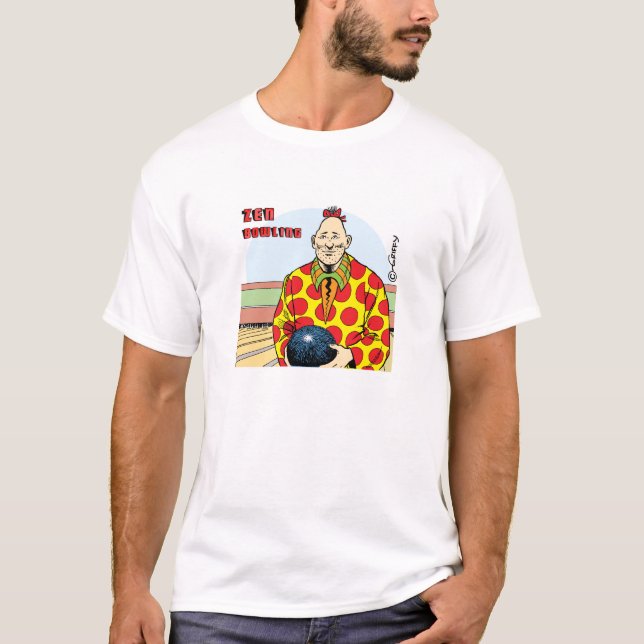 T-shirt Bowling énergique de zen (Devant)