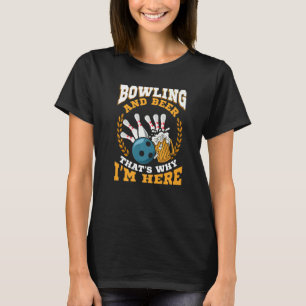 T-shirt Bowling Et Bière