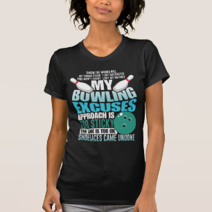 T-shirt Bowling Exprime Funny Bowling Ball Strike Sport