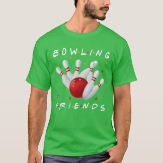 T-shirt Bowling Friends Jouer Bowlingogether Uniform gif
