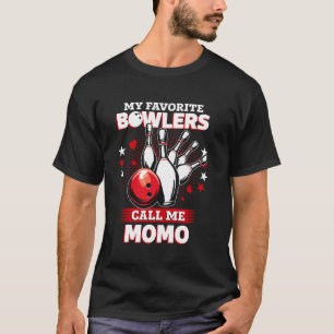T-shirt Bowling Funny Mon Bowler Favori M'Appelle M