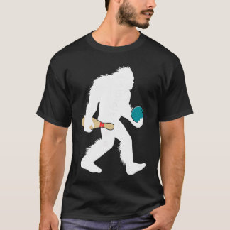 T-shirt Bowling Funny Sport Lane Sasquatch Bowler funny