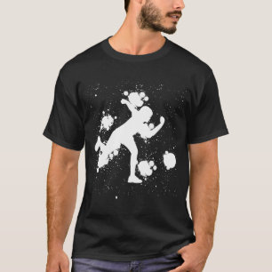 T-shirt Bowling Girl Ball Pin Bowler Strike Bowling Fanati