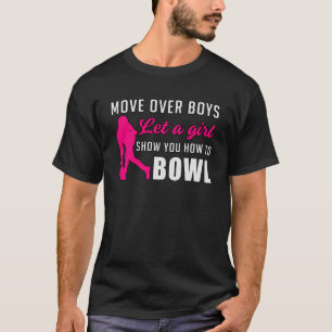 T-shirt Bowling Girl Princess Queen Bowl Bowler Drôle cade