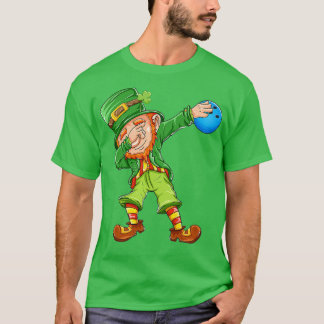 T-shirt Bowling Leprechaun Happy St patrick T