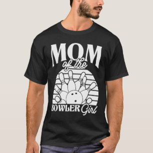T-shirt Bowling Maman Pin Bowler Strike Team Bowling Alley