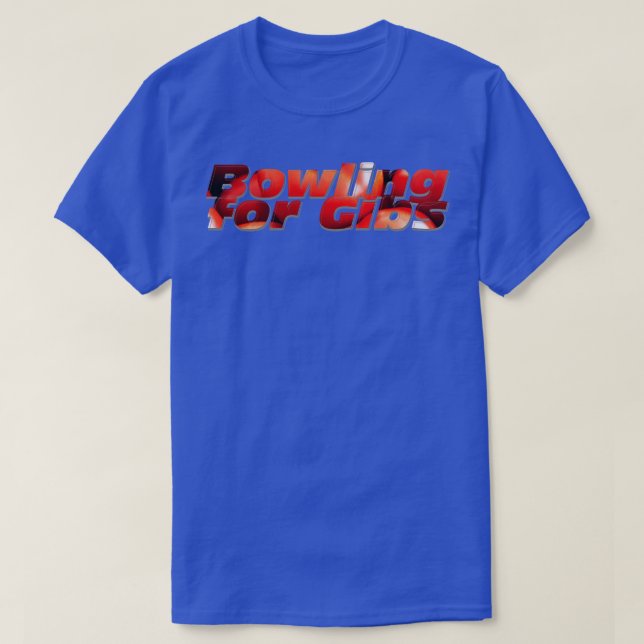 T-shirt Bowling pour Gibs (Design devant)