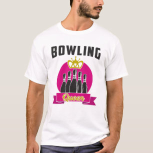 T-shirt Bowling Queen Girl Princess Bowler Drôle Idée cade