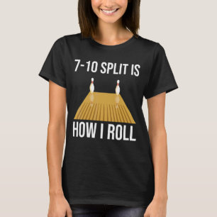 T-shirt Bowling Split Est La Façon De Roll Bowler