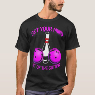 T-shirt Bowling Team Sports Game Tenpins Bowl Joueurs Pins