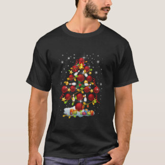 T-shirt Bowling Tree Lights Pour