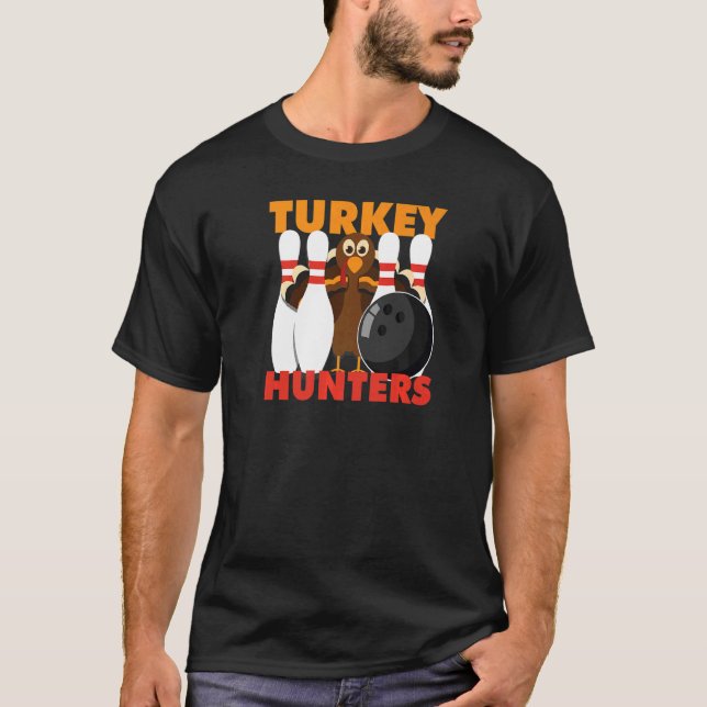 T-shirt Bowling  Turkey Hunters (Devant)