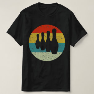 T-shirt bowling vintage rétro