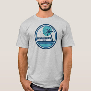 T-shirt Bowman's Beach Floride Palm Tree Birds